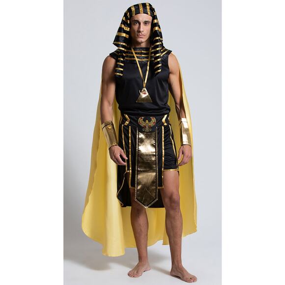 NEW King of Eqypt Pharoah Costume Size Medium - Picture 1 of 10